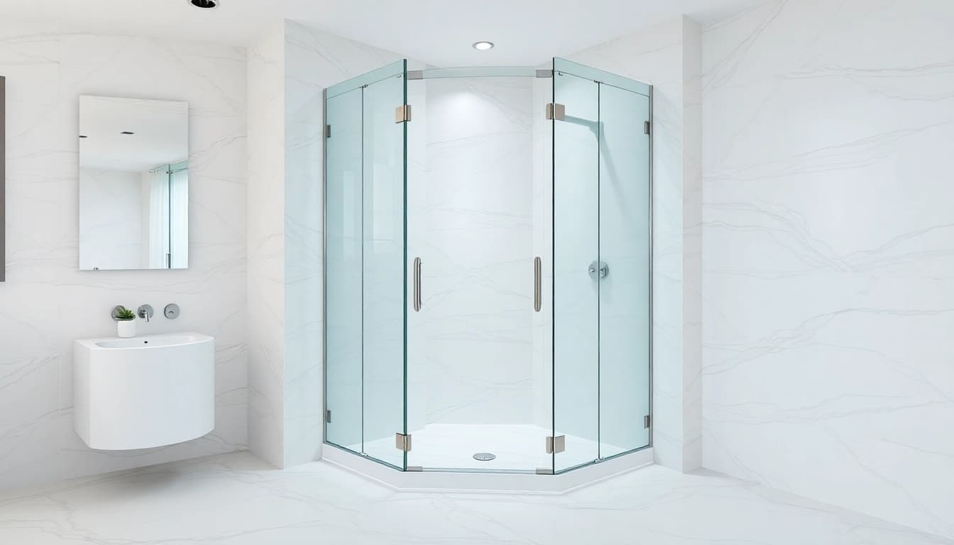 Verleihen Sie Ihrem Bad mit der eleganten duschkabine 80x80 eckeinstieg einen Hauch von Luxus.