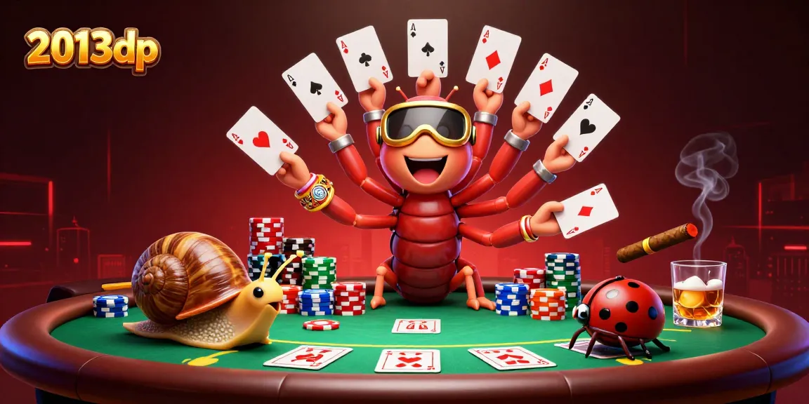 Experience vibrant gameplay at 2013dp with our cartoon casino characters enhancing the poker table action.