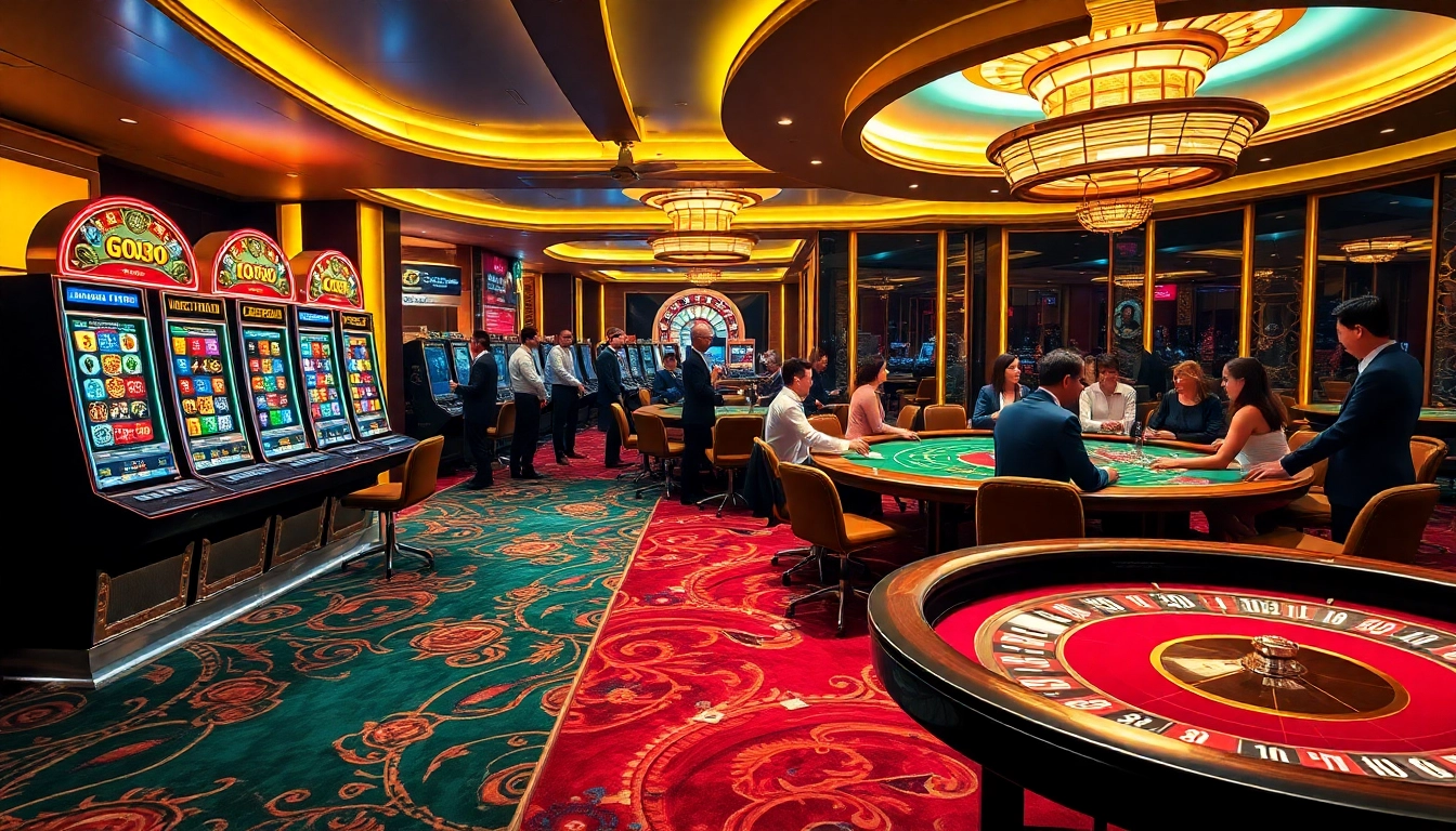 Experience the thrill of CM88 casino with vibrant slot machines, poker, and excitement.