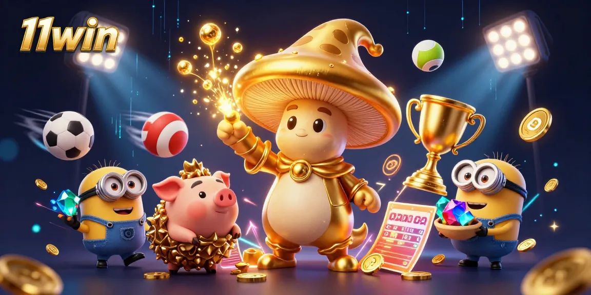 Win big at 11win with a magical casino experience featuring vibrant characters and exciting games.