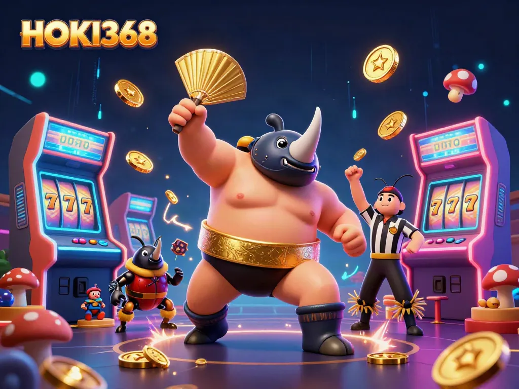 Experience the thrill of gaming at HOKI368 with vibrant slots and action-packed casino elements.