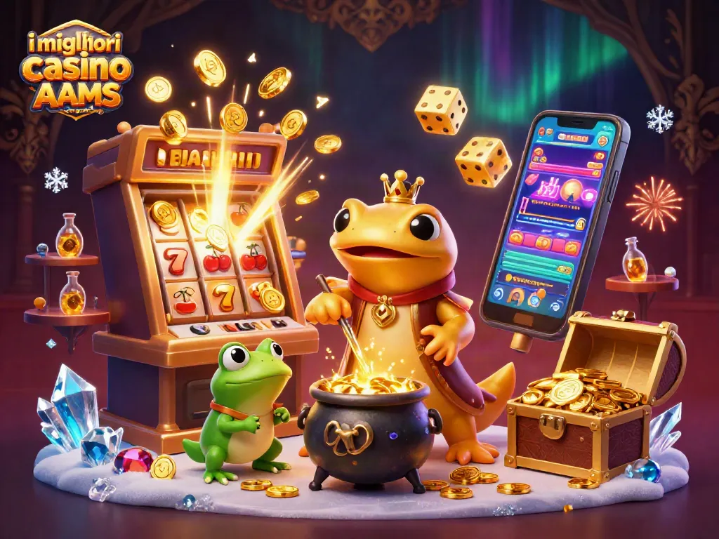 Giocando nei migliori casino non AAMS con emozionanti macchine Slot e monete d'oro