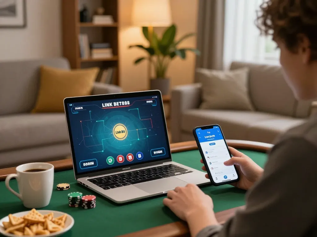 Engage in dynamic online gaming with Link Bet88 for a thrilling poker experience at home.