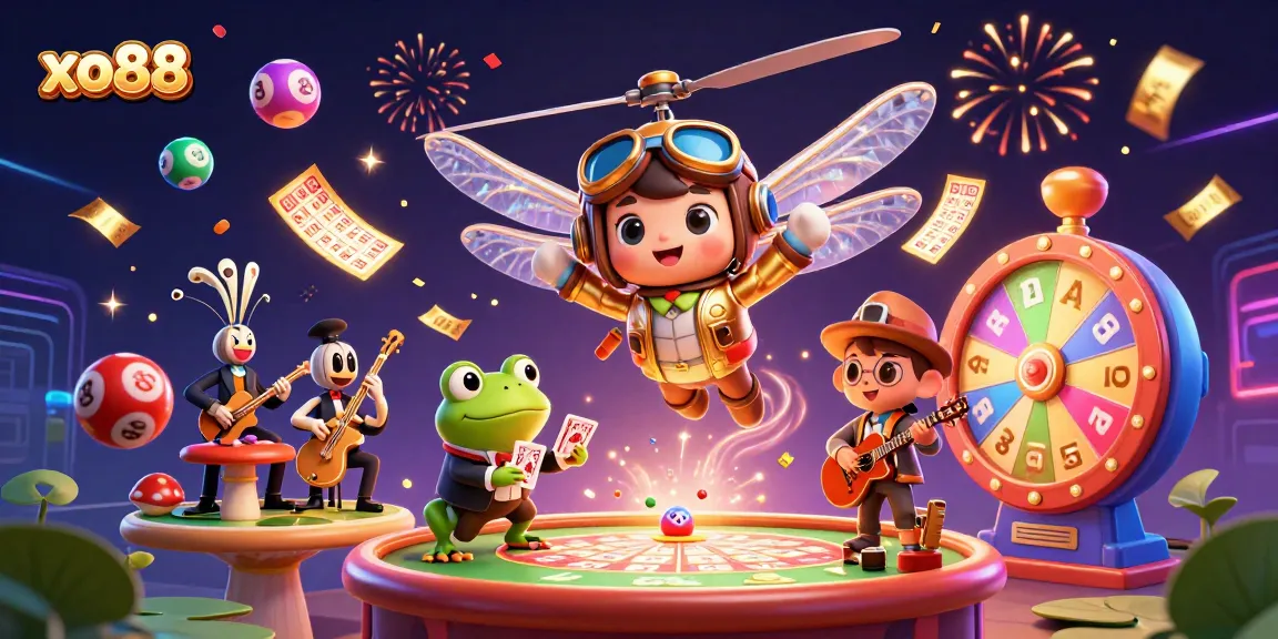 Engage with the exciting world of xo88 casino games featuring vibrant characters and dynamic elements.