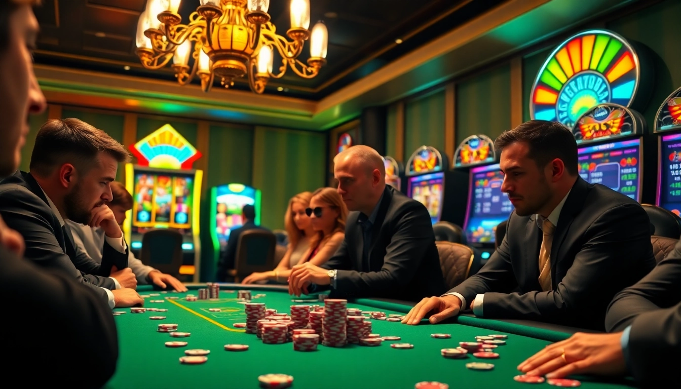 Engage in thrilling poker games at 789club's luxurious casino setup.