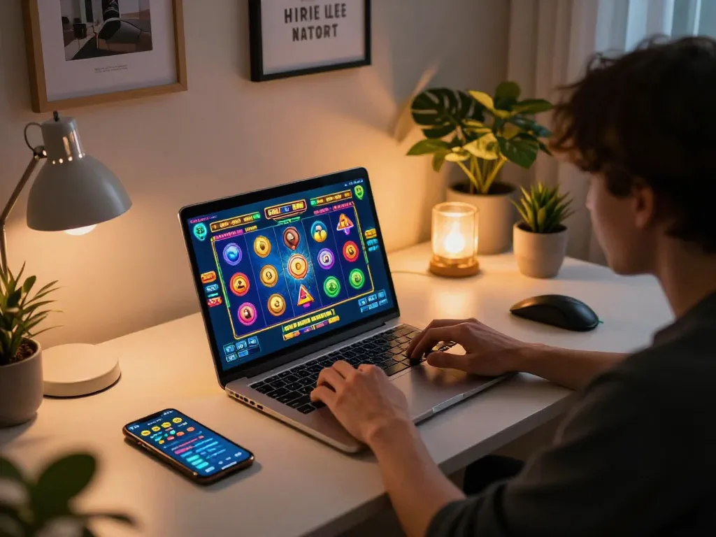 Engaging in a thrilling online gaming session on slot gacor hari ini with dynamic visuals and strategic tools
