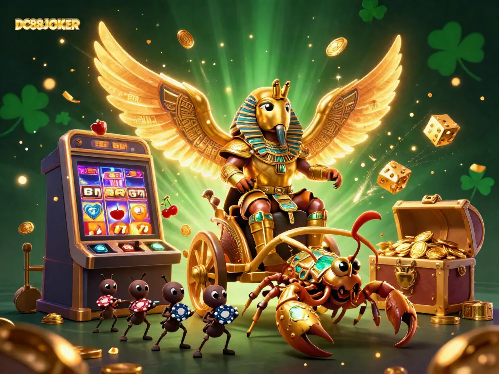 Engage with exciting DC88JOKER gameplay through a dynamic casino scene with vibrant visuals.