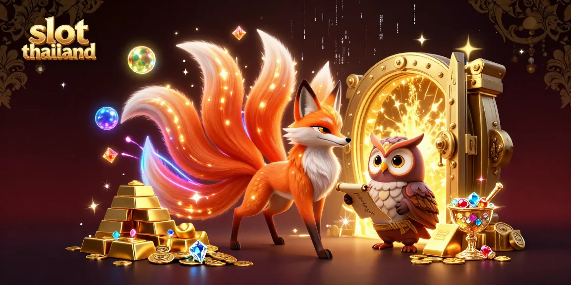 Experience captivating gameplay in slot thailand with vibrant spirits, treasures, and glowing elements.