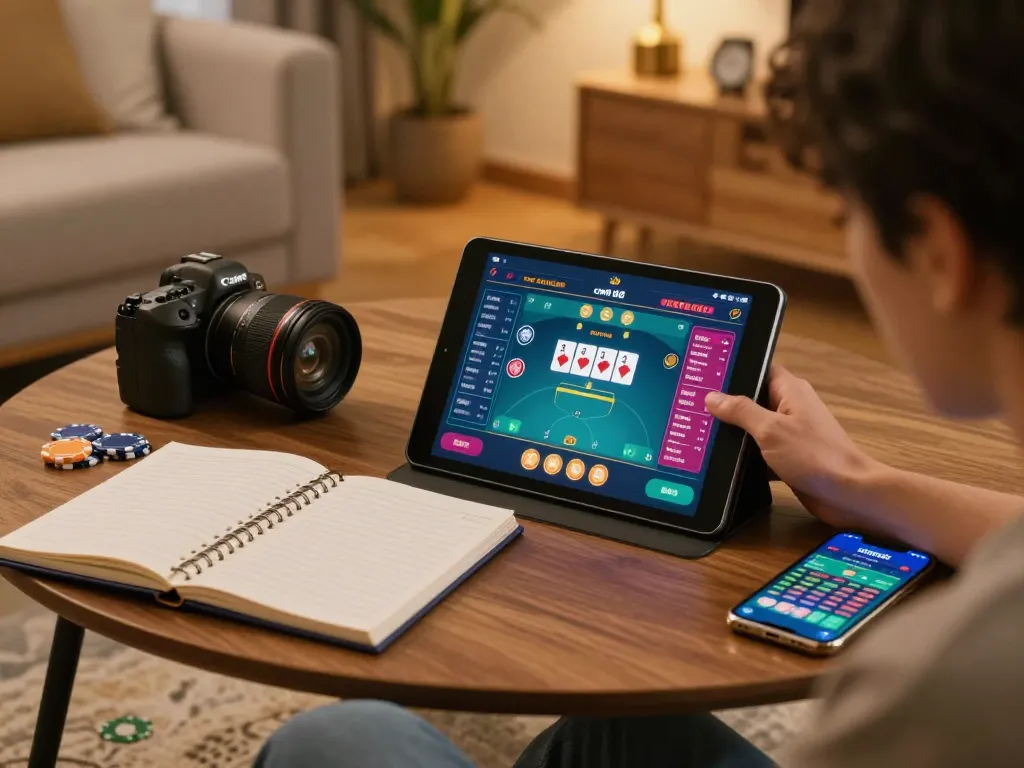 Experience thrilling online gambling at cm88 com with a cozy home gaming setup.