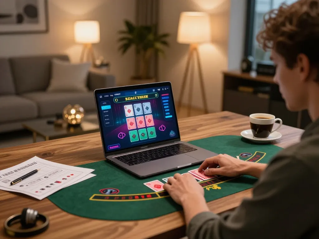 Nohu 90 player engaging in live dealer Baccarat at home during a competitive session.