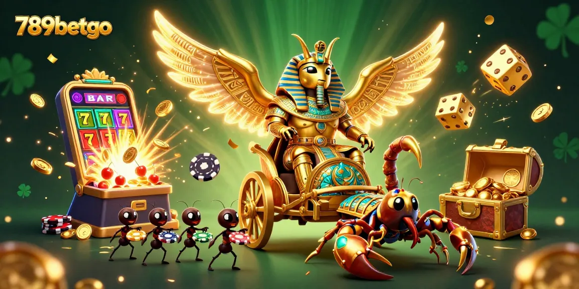 Experience thrilling games with 789betgo's vibrant characters and casino action in electrifying scenes.