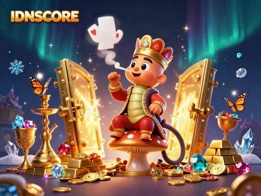 Experience IDNSCORE's vibrant gaming universe with enchanting characters and dazzling elements.