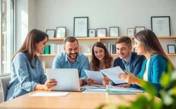 Certification help providers guiding clients through professional certification processes in a collaborative environment.