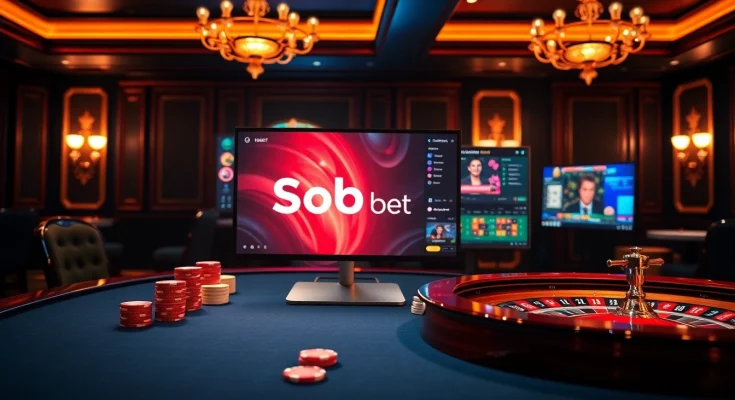 Engage with sbobet link alternatif at a virtual casino table showcasing exciting betting action.